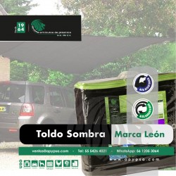 Toldo sombra "Marca León"